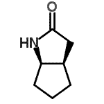 CAS 登录号：131348-75-9， (3aR,6aR)-六氢环戊并[b]吡咯-2(1H)-酮