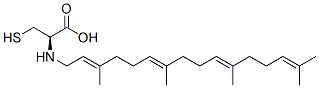 CAS 登录号：131404-69-8， (2R)-2-氨基-3-[(2E,6E,10E)-3,7,11,15-四甲基十六碳-2,6,10,14-四烯基]硫基丙酸