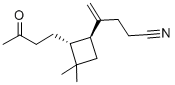 CAS 登录号：131468-89-8， 4-[(1S,2R)-3,3-二甲基-2-(3-氧代丁基)环丁基]戊-4-烯腈