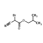 CAS 登录号：131534-55-9， 异丁基溴(氰基)乙酸酯