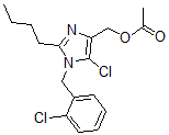 CAS#: 131549-86-5， [2-Butyl-5-Chloro-1-[(2-Chlorophenyl)Methyl]Imidazol-4-Yl]Methyl Acetate