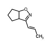 CAS#: 131605-19-1， 3-[(1E)-1-Propen-1-yl]-4,5,6,6a-tetrahydro-3aH-cyclopenta[d][1,2]oxazole