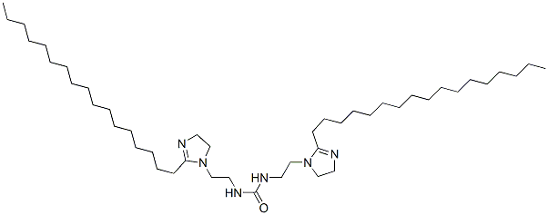 CAS 登录号：13170-68-8， N,N'-二[2-[(2-十七烷基-4,5-二氢-1H-咪唑)-1-基]乙基]脲