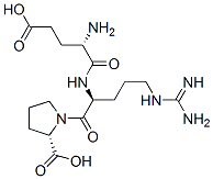 CAS 登录号：131837-03-1， (2S)-1-[(2S)-2-[[(2S)-2-氨基-5-羟基-5-氧代戊酰]氨基]-5-(二氨基亚甲基氨基)戊酰]吡咯烷-2-羧酸