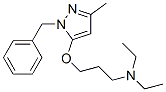 CAS 登录号：13200-69-6， 3-[(1-苄基-3-甲基-1H-吡唑-5-基)氧基]-N,N-二乙基丙-1-胺