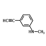 CAS#: 132056-23-6， 3-Ethynyl-N-Methylaniline