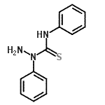 CAS 登录号：13207-47-1， N,1-二苯基肼基硫代甲酰胺