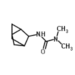 CAS 登录号：13216-34-7， 1,1-二甲基-3-三环[2.2.1.0<sup>2,6</sup>]庚-3-基脲