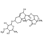 CAS#: 132160-34-0， (14Z)-7-Hydroxy-2A,12alpha-Dimethyl-1,6-Dioxo-2A,4,4A,6,6A,7,9,10,11,12,12A,12B,13,14B-Tetradecahydro-1H-2,3,5-Trioxapentaleno[1',6':5,6,7]Cyclonona[1,2-a]Naphthalen-10-Yl 6-Deoxy-3-O-Methylhexopyranoside