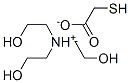 CAS 登录号：13220-80-9， 三(2-羟基乙基)巯基乙酸铵