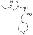 CAS#: 132304-37-1， N-(5-Ethyl-1,3,4-Thiadiazol-2-Yl)-2-Morpholin-4-Ylacetamide