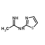 CAS 登录号：132380-94-0， N-(1,3-噻唑-2-基)乙脒