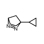 CAS 登录号：132439-34-0， 1-环丙基-2,3-二氮杂双环[2.2.1]庚-2-烯