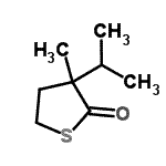 CAS 登录号：132462-15-8， 3-异丙基-3-甲基二氢-2(3H)-噻吩酮