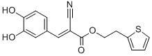 CAS 登录号：132465-10-2， (E)-2-氰基-3-(3,4-二羟基苯基)-2-丙烯酸 2-(2-噻吩基)乙基酯