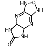 CAS 登录号：132497-20-2， 4A,5,7,7alpha-四氢-1H-咪唑并[4,5-b][1,2,5]恶二唑并[3,4-E]吡嗪-6(3H)-酮
