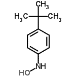 CAS 登录号：13252-73-8， N-羟基-4-(2-甲基-2-丙基)苯胺
