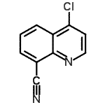 CAS 登录号：132664-45-0， 4-氯-8-喹啉甲腈