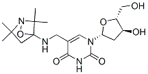 CAS#: 132723-74-1， 1-[(2R,4S,5R)-4-Hydroxy-5-(Hydroxymethyl)Oxolan-2-Yl]-5-[[(2,2,5,5-Tetramethyl-6-Oxa-1-Azabicyclo[2.1.1]Hexan-4-Yl)Amino]Methyl]Pyrimidine-2,4-Dione