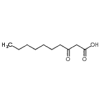 CAS 登录号：13283-92-6， 3-氧代癸酸