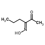 CAS 登录号：133128-89-9， (3E)-3-(羟基亚胺)-2-己酮