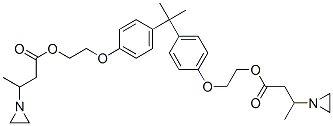 CAS#: 13320-31-5， (Isopropylidene)Bis(p-Phenyleneoxyethylene) Bis(beta-Methylaziridine-1-Propionate)