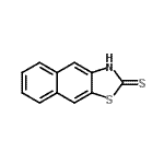 CAS 登录号：13331-30-1， 萘并[2,3-d][1,3]噻唑-2(3H)-硫酮