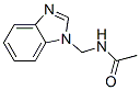 CAS 登录号：133478-75-8， N-(1H-苯并[d]咪唑-1-基甲基)-乙酰胺