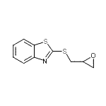 CAS 登录号：13353-67-8， 2-[(2-环氧乙烷基甲基)硫基]-1,3-苯并噻唑