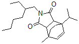 CAS 登录号：13358-11-7， 2-(2-乙基己基)-3a,4,7,7a-四氢-4-甲基-7-(1-甲基乙基)-4,7-乙桥-1H-异吲哚-1,3(2H)-二酮