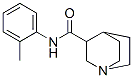 CAS 登录号：133658-30-7， N-(2-甲基苯基)-1-氮杂双环[2.2.2]辛烷-8-甲酰胺