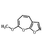 CAS 登录号：133708-06-2， 7-甲氧基氧杂卓并[3,2-d][1,2]恶唑