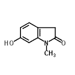 CAS 登录号：13383-73-8， 6-羟基-1-甲基-1,3-二氢-2H-吲哚-2-酮