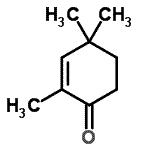 CAS 登录号：13395-71-6， 2,4,4-三甲基-2-环己烯-1-酮