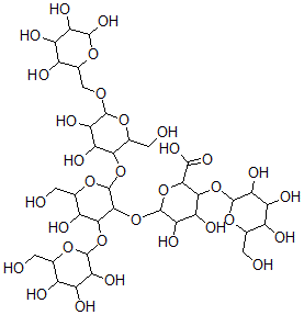 CAS#: 133957-16-1， O-beta-D-galactopyranosyl-(1-3)-O-(O-beta-D-glucopyranosyl-(1-4)-alpha-D-glucopyranuronosyl-(1-2))-O-beta-D-galactopyranosyl-(1-4)-O-beta-D-glucopyranosyl-(1-6)-beta-D-Galactopyranose