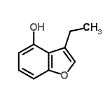 CAS 登录号：133992-48-0， 3-乙基-1-苯并呋喃-4-醇