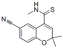 CAS 登录号：134122-04-6， 6-异氰基-N,2,2-三甲基苯并吡喃-4-硫代甲酰胺