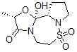 CAS 登录号：134166-77-1， (2S-(2alpha,11abeta,11bbeta))-六氢-11b-羟基-2-甲基-9H-恶唑并(2,3-d)吡咯并(1,2-b)(1,2,5)硫杂二氮杂卓-3(2H)-酮 7,7-二氧化物