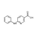 CAS 登录号：13426-16-9， 6-苯胺基烟酸
