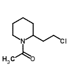 CAS 登录号：134277-62-6， 1-[2-(2-氯乙基)-1-哌啶基]乙酮
