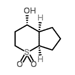 CAS 登录号：134333-92-9， (4S,4aR,7aR)八氢环戊烯并[b]噻喃-4-醇1,1-二氧化物