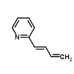 CAS 登录号：134542-02-2， 2-[(1E)-1,3-丁二烯-1-基]吡啶
