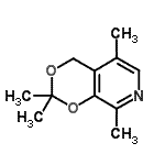 CAS 登录号：13462-55-0， 2,2,5,8-四甲基-4H-[1,3]二恶英并[4,5-c]吡啶