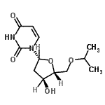 CAS 登录号：134785-30-1， 2'-脱氧-5'-O-异丙基尿苷