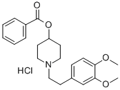 CAS#: 134826-28-1， 1-[2-(3,4-Dimethoxyphenyl)Ethyl]-4-Piperidinol 4-Benzoate Hydrochloride (1:1)