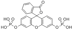 CAS#: 134869-03-7， 3',6'-Bis(Phosphonooxy)-Spiro[Isobenzofuran-1(3H),9'-[9H]Xanthen]-3-One