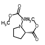 CAS 登录号：134920-22-2， 甲基1-[(甲氧羰基)氨基]-L-脯氨酸酯