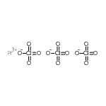 structure of CAS# 13498-07-2, Praseodymium Triperchlorate;praseodymium(3+) perchlorate;PRASEODYMIUM(III) PERCHLORATE