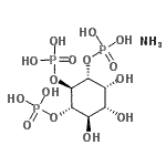 CAS#: 135027-58-6， (1R,2R,3S,4R,5R,6R)-4,5,6-Trihydroxy-1,2,3-Cyclohexanetriyl Tris[Dihydrogen (Phosphate)] Ammoniate (1:1)