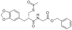 CAS#: 135038-56-1， Phenylmethyl 2-[[(2S)-2-(Acetylsulfanylmethyl)-3-(1,3-Benzodioxol-5-Yl)Propanoyl]Amino]Acetate